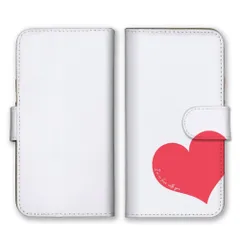 Galaxy S23 SC-51D SCG19 ケース 手帳型 ギャラクシーS23 スマホケース 携帯ケース ハート シンプル 推し色 ワンポイント 恋 可愛い かわいい パステル ホワイト 白色 カラー01