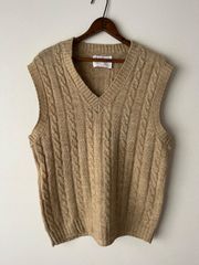 80s90s USA製JANTZENウールニット前開きベスト Mブルー aw45 - メルカリ