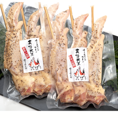 熊本 天草大王 大手羽くし(味付) 6本 国産 熊本 冷凍 鶏肉 手羽 とり肉 焼肉 串焼き 地鶏 くまもと鶏肉