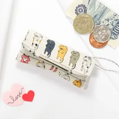 【cat】小さなコインケース マルチミニケース 洗濯ねこ 干された猫 受注生産 14日以内に発送