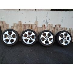 送料込み♪ フォルクスワーゲン BBS製 ゴルフ 純正ホイール 17×7.5J ET51 PCD112 17インチ 4本セット ※西濃運輸営業所止めのみ