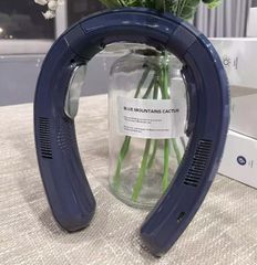 【激安出品】ネッククーラー 首掛け扇風機 羽なし 携帯用 静音設計 半導体冷却＆ヒーター搭載 3段階冷却プレート付き DCモーター 速冷 首元ひんやり 冷房 暖房 両用 コンパクト設計 サーキュレーター 通勤 通学 アウトドア 夏物家電 即納OK