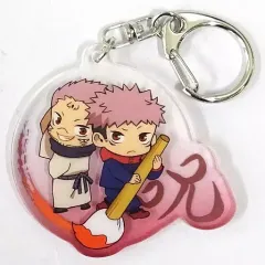 【中古】雑貨 虎杖悠仁＆両面宿儺 「呪術廻戦 ふでマメ アクリルキーホルダー4」