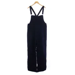 イーティーエスマテリオ ETS.MATERIAUX 21AW DENIM OVERALLS デニム オーバーオール サロペット ワイド 3 L 紺 ネイビー 21030300260730 /KH