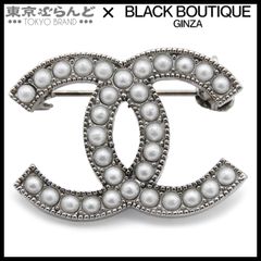 シャネル CHANEL ココマーク ブローチ B13C メタル コスチュームパール レディース 101799592