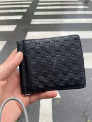 ★激レア・極美品★GUCCI グッチ クロコ型押し マネークリップ ブラック グッチ GUCCI ヤンキース コラボ 2018年 刺繍 レース ダウン