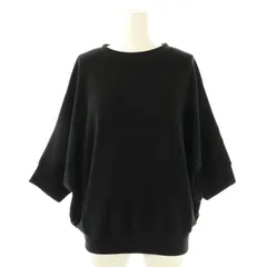 アーバンリサーチ ドアーズ URBAN RESEARCH DOORS 24SS タックフライスワイドTシャツ ニット 五分袖 M 黒 ブラック DR45-21U106 /AT ■OS