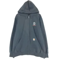古着 カーハート Carhartt ORIGINAL FIT スウェットフルジップパーカー メンズXL相当/eaa542576