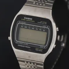 大幅値下、レア〜日本製カシオトロン TRN-03M-4 シルバー 極美品