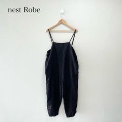 4712【美品】ネストローブ リネンデニムコクーンイージーパンツ
