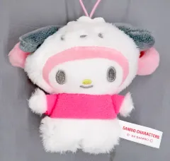 【中古】キーホルダー マイメロディ ポチャッコ着ぐるみマスコット 「サンリオキャラクターズ」