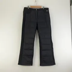 J3482 MUNSINGWEAR(マンシングウェア) レディース 31 インチ 黒 ダウン 冬 パンツ