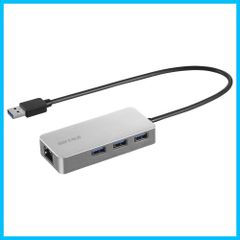 【人気商品】USB3.2(Gen1) 有線LANポート搭載 日本メーカー LANアダプター ドッキングステーション シルバー Giga対応 BUFFALO LUD-U3-AGHSV/N バッファロー