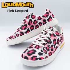【サイズ選択可】Loudmouth ラウドマウス ユニセックス スパイクレス ゴルフシューズ Pink Leopard ピンクレオパード LM-GS0002 762980(275) 新品【Loudmouth正規販売店】