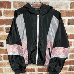 古着 【SHEIN】シーイン　レディース 　アウター　トップス　ジャージ　ナイロンパーカー　婦人服　スポーツウェア　オシャレ　シンプル　韓国のサムネイル