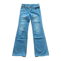 ★最終値下げ★MOUSSY フレアデニム 24 美品】MOUSSY デニム 24ハイウエスト ブーツカット フレアー