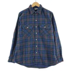 古着 90年代 ファイブブラザー Five Brother 長袖 ヘビーネルシャツ USA製 メンズL ヴィンテージ/eaa361224