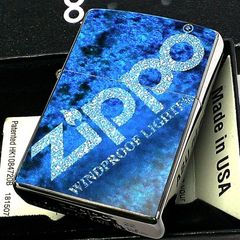 新品 Zippo 純正 暗闇で光る稲妻 ライトニング 蓄光 5面連続柄 