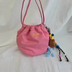 PRADA CANDY ピンク ドローストリングポーチ プラダ 巾着バッグ PRADA（ピンク/桃色系）のフリマアイテム一覧