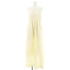 ココディール COCO DEAL 24SS ジャカードキャミワンピース ロング 1 アイボリー /NR ■OS