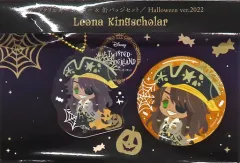 【中古】雑貨 レオナ・キングスカラー アクリルキーホルダー＆缶バッジセット Halloween ver.2022 「ディズニー ツイステッドワンダーランド」