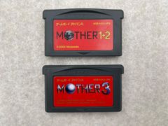 MOTHER 1+2 & MOTHER 3 　ゲームボーイアドバンス　2点