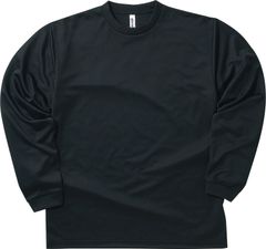 00304-ALT/glimmer4.4オンス ドライロングスリーブTシャツ/ブラック