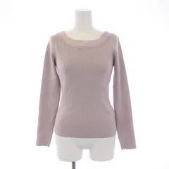 プロポーション ボディドレッシング PROPORTION BODY DRESSING 24AW エンブロイダリーリブニット カットソー 長袖 レース 刺繍 S ピンク 121-4270024 /BM ■BMのサムネイル