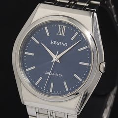 稼働品 CITIZEN シチズン レグノ メンズ腕時計 ソーラー ブルー 446 