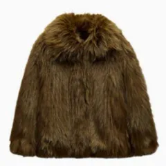 ZARA フェイクファー ジャケット コート