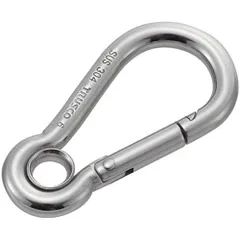 【新品・2営業日で発送】TRUSCO トラスコ中山 ＴＲＵＳＣＯ　ステンレススナップフックＡ型線径６φ×開口８ｍｍ TSF-6A 2754291のサムネイル