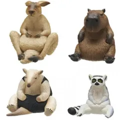 奇譚クラブ RBEN STUDIO リーベンスタジオ アニマルフィギュアマスコット5 × 全4種セット フルコンプ ガチャガチャ カプセルトイ