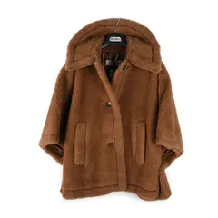 新品未使用 ベアポンチョ　アルパカ素材 ライトブラウン テディベア ケープ 2025年最新】maxmara テディベア ケープの人気アイテム - メルカリ