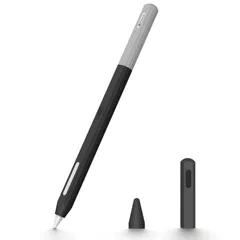 アップルペンシル第2世代対応 アップルペンシル タッチペンカバー カバー ケース シリコン製 滑り止め pencil 薄型 Apple 落下保護 握りやすい ESR ブラック