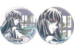 [중고] 배지·빈즈 전 2종 세트 57 mm박 밀기 캔 배지 [WEBSHOP 복권 귀멸의 칼날 기둥 연고편 제4화 [웃는 얼굴이 될 수 있는] 기둥 신작 일러스트] C상