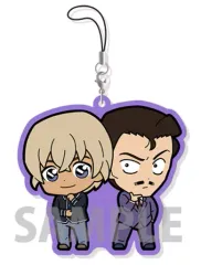 【中古】ストラップ(キャラクター) 安室＆小五郎 「名探偵コナン ちょこかわツインラバーストラップ Vol.2」