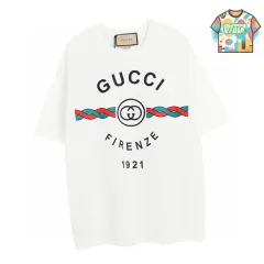 【今日WTO】Gucci / グッチ 25ss マフラーアルファベットプリント T シャツ-BN73