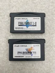 ファイナルファンタジーⅠ.Ⅱ　ファイナルファンタジータクティクス　ゲームボーイアドバンス　ソフトのみ　2点