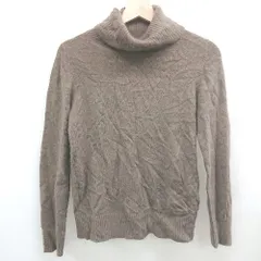 ◇ ⊇ ナチュラルビューティーベーシック 大人コーデ― 長袖 タートルネックセーター サイズM ブラウン系 レディース E  【1507160032869】