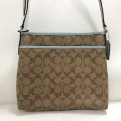 02w19270 コーチ COACH  シグネチャーショルダーバッグ  ブラウン  ミャンマー製 レディース  ショルダーバッグ  F29210  【中古品】