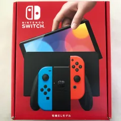 03w13665/有機ELモデル Nintendo Switch  Joy-Con(L) ネオンブルー/(R) ネオンレッド HEG-S-KABAA