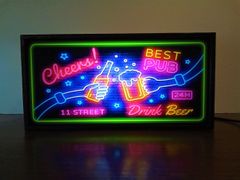 No.4052 LEDサインボード ダーツデザイン 本体 - メルカリ