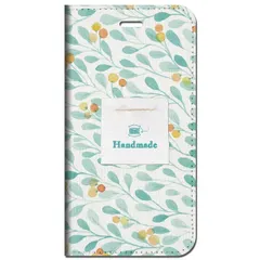 iPhone14 他 手帳型 ケース ボタニカルグリーン ★ iPhone SE 8 13 12 他 iPhone各機種対応可能 スマホケース ★ 5s