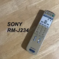 【中古】「非常に良い」ソニー テレビリモコン RM-J234 2026年最新】RM-J234の人気アイテム - メルカリ