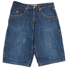 Rocawear デニムショーツ 総丈　64cm わたり34cm 裾幅　30cm Rocawear Denim Baggy Shorts – BUSINESS AS USUAL