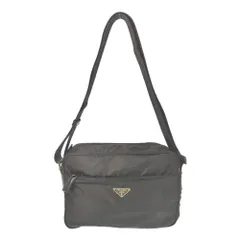 PRADA プラダ 三角タグ ナイロン スクエア ショルダーバッグ/BT0166/ブラック/ワンショルダーバッグ【オールシーズン】【♀】【B】【レディース】★■586393【中古】