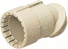 未来工業 45度曲がりコネクタ PF管16用 グレー 10個価格 FNVK-16GSH