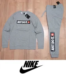 新品 NIKE 裏起毛 HBR フリース クルー ＆ JDI ジョガー フリース パンツ 上下セット S 928700 928726