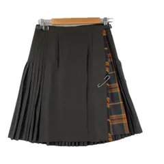 オニールオブダブリン×シャルパンティエ　タータンチェック　プリーツスカート 美品 オニールオブダブリン×シャルパンティエ タータンチェック