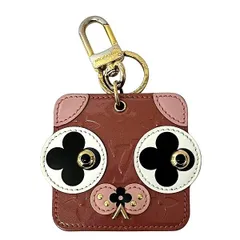 ルイヴィトン　Louis Vuitton　ヴェルニ　ポルトクレアニマルフェイス　M68217　チャーム　ブランド小物　キーホルダー　レディース